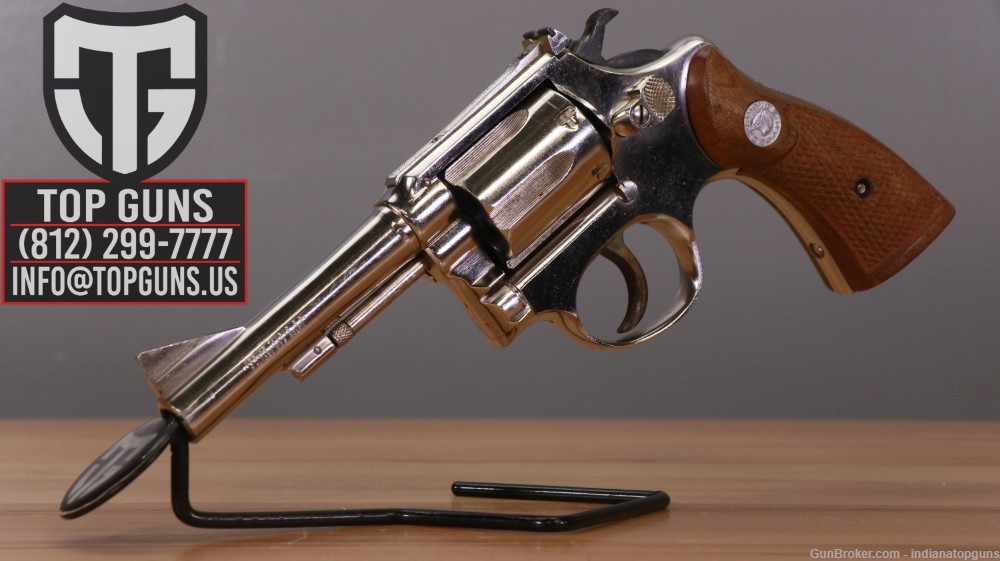 Penny Auction Taurus Model 84 38 Special 4" Revolver-img-0