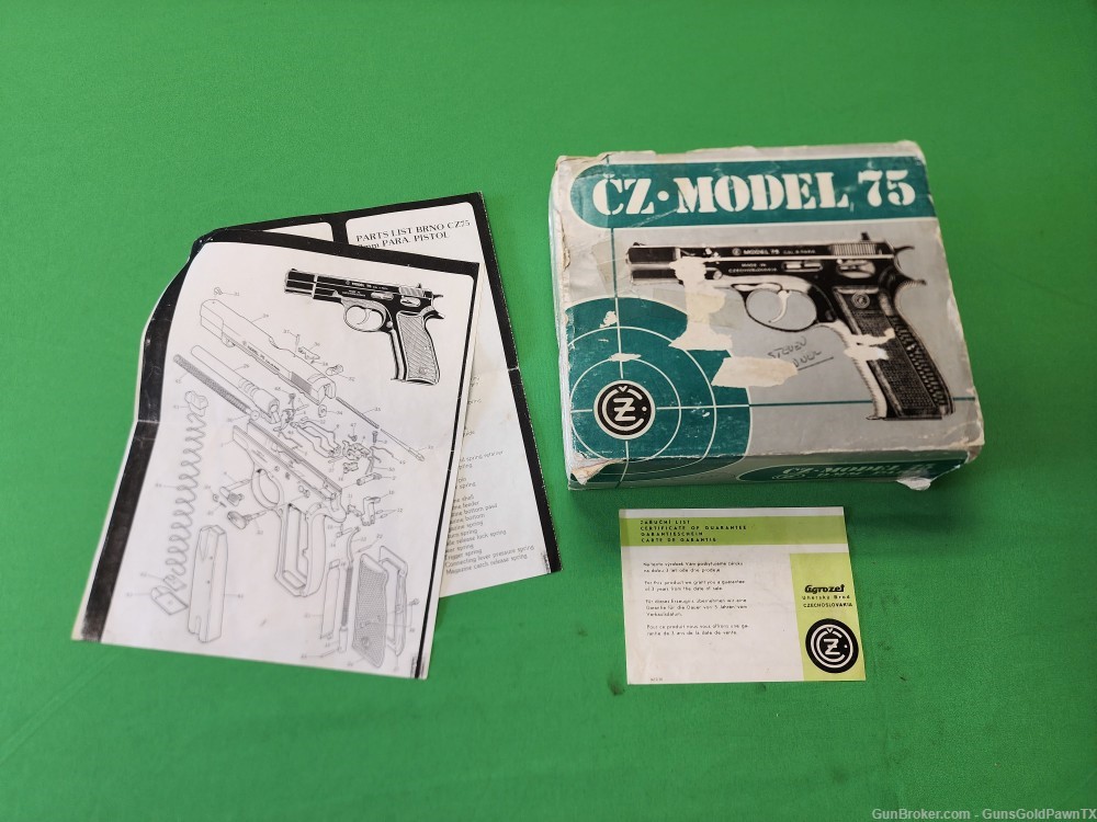 CZ 75 9mm, 1987 Early Import by Merkuria Praha-img-33
