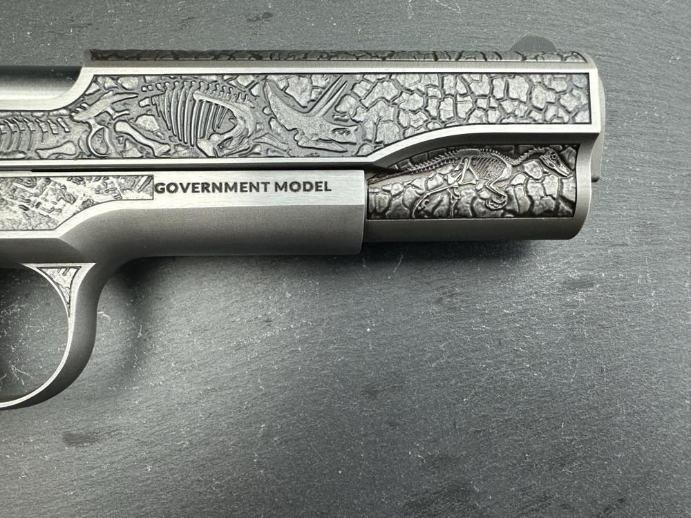 PROTOTYPE - Colt 1911 Custom Engraved Dinosaur-Meteorite by Altamont-img-7