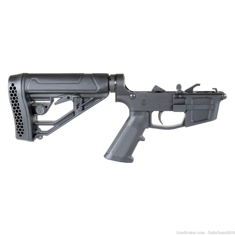AR15 Foxtrot Mike 9mm Complete Lower | Adaptive Tactical Stock | Assembled-img-0