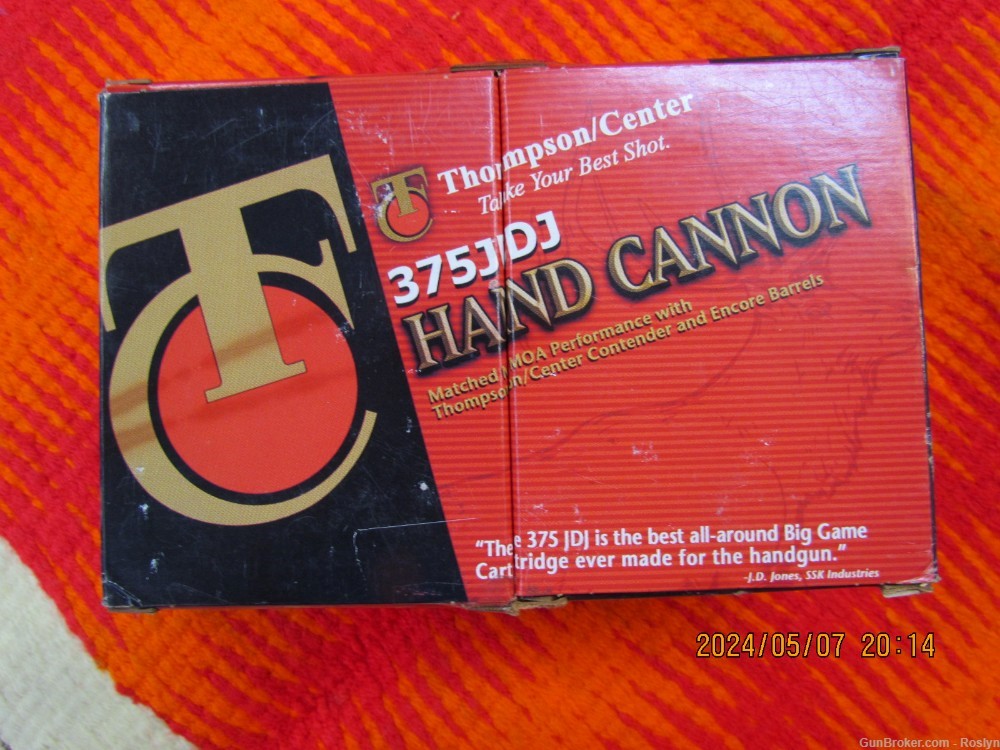 2-20 Round Boxes 375 JDJ Hand Cannon Ammo-img-0
