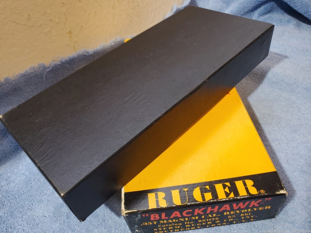 RUGER Blackhawk BKH36 COLLECTOR as NEW 1967 Old Model 3 SCREW, BOX & Papers-img-2