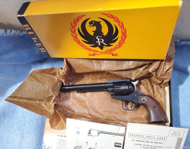 RUGER Blackhawk BKH36 COLLECTOR as NEW 1967 Old Model 3 SCREW, BOX & Papers-img-0