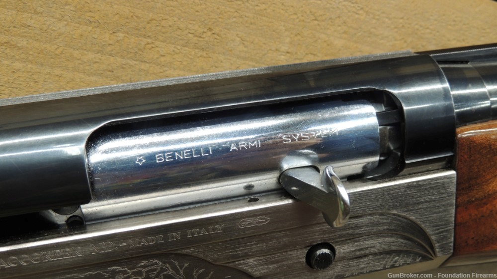 Benelli Legacy 12 Gauge 28" Semi Auto Shotgun Nice Wood-img-12