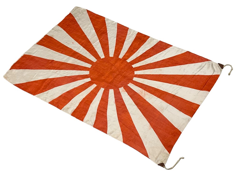 WW2 Japanese Rising Sun Flag Army WWII imperial Japan silk -img-11