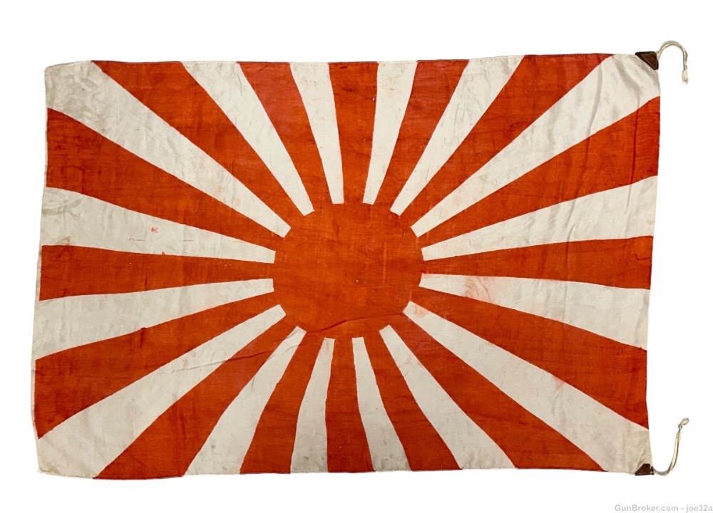WW2 Japanese Rising Sun Flag Army WWII imperial Japan silk -img-9