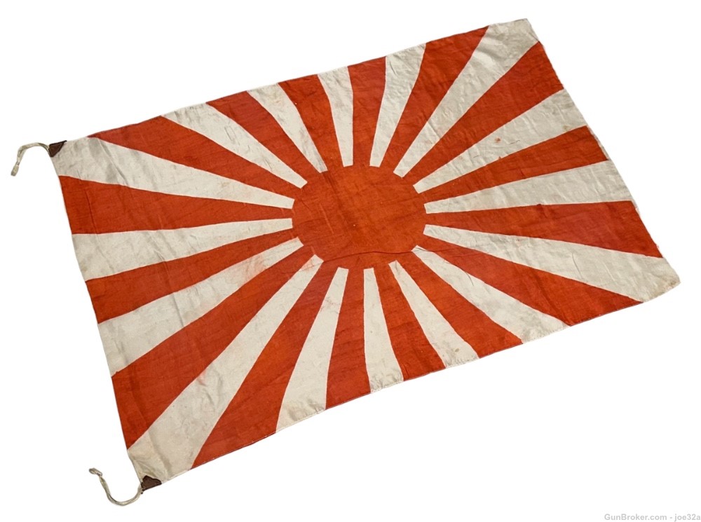 WW2 Japanese Rising Sun Flag Army WWII imperial Japan silk -img-2