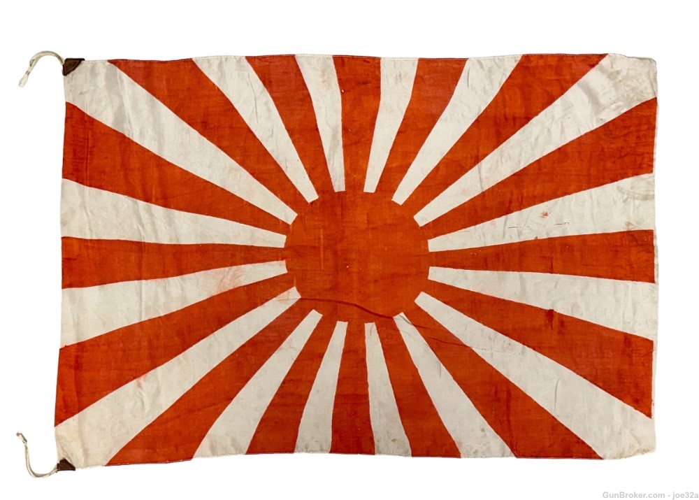 WW2 Japanese Rising Sun Flag Army WWII imperial Japan silk -img-1