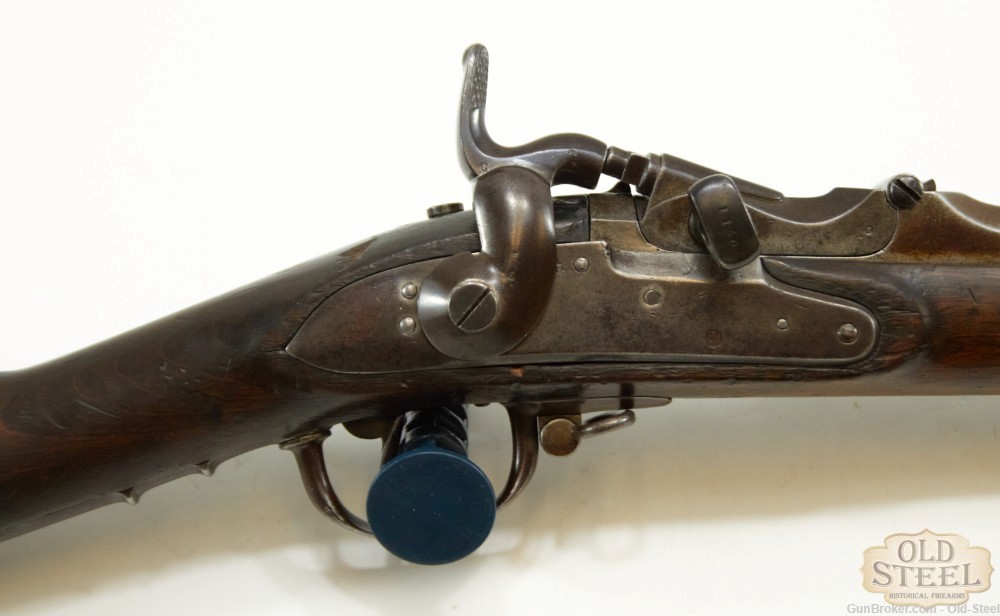 Belgian Terssen 1868 Carbine 8mm Antique Breech Loader Trapdoor-img-6