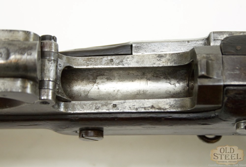 Belgian Terssen 1868 Carbine 8mm Antique Breech Loader Trapdoor-img-36