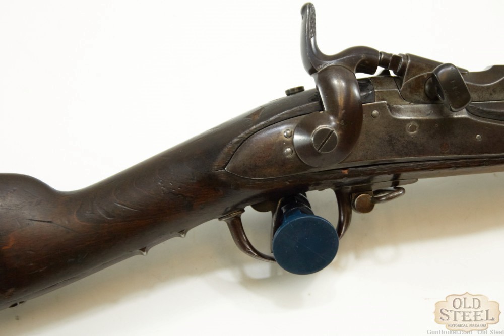 Belgian Terssen 1868 Carbine 8mm Antique Breech Loader Trapdoor-img-5