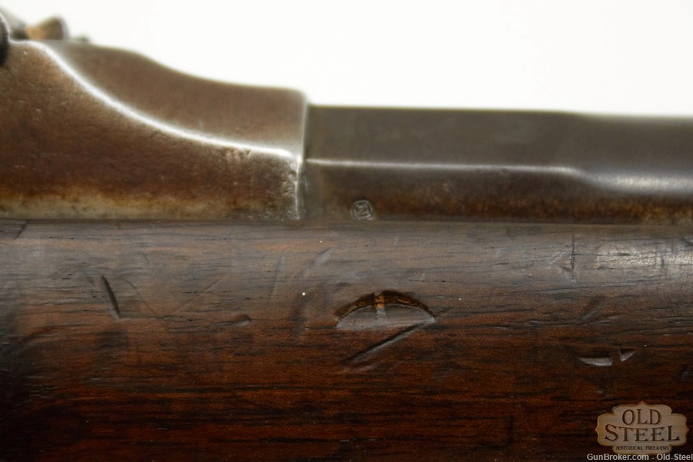 Belgian Terssen 1868 Carbine 8mm Antique Breech Loader Trapdoor-img-14