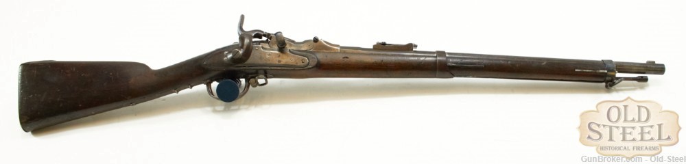 Belgian Terssen 1868 Carbine 8mm Antique Breech Loader Trapdoor-img-0