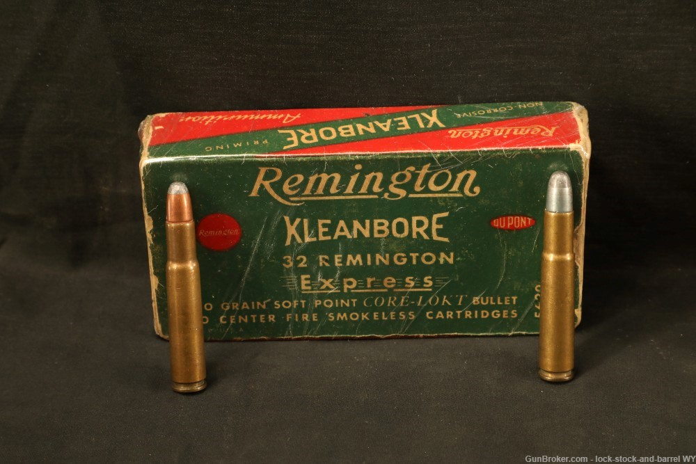 62x Vintage Remington .32 Rem Ammo-img-1