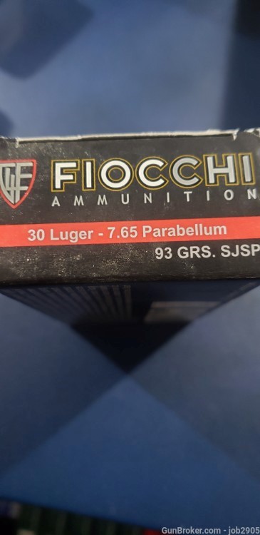 Fiocchi 30 luger 7.65 parabellum-img-1