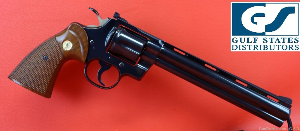 *Rare Colt Python Target 8” .38sp Blue revolver-Near mint condition-img-0