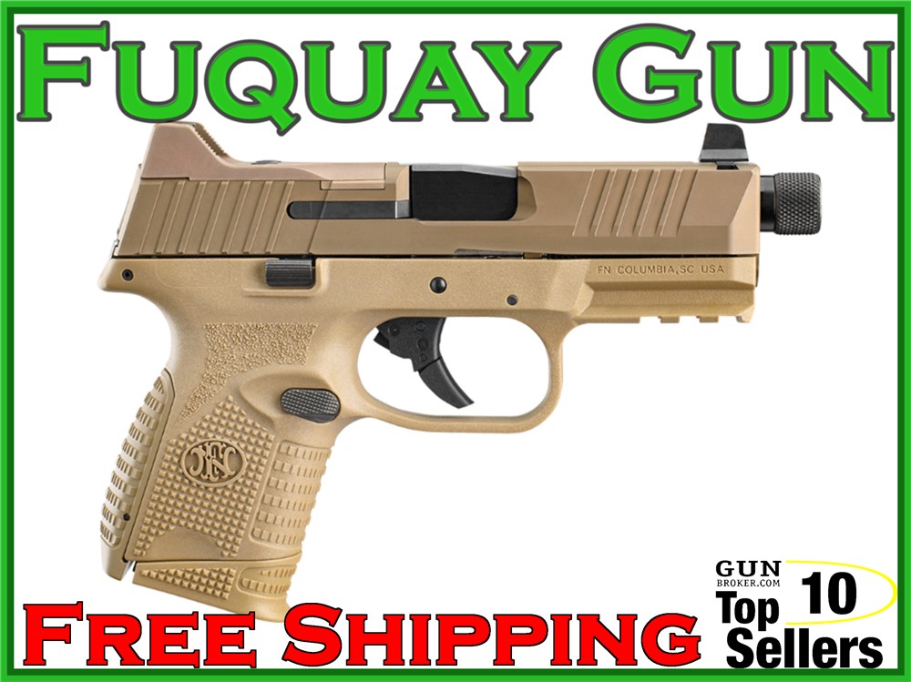 FN 509 Compact Tactical 9mm 4.32" FDE NS 509-509 Compact-Tactical-img-0