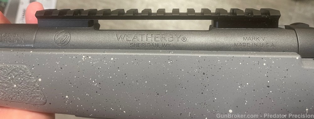 Weatherby Mark V Hunter 243 win with Warne mountain tech base unfired-img-10