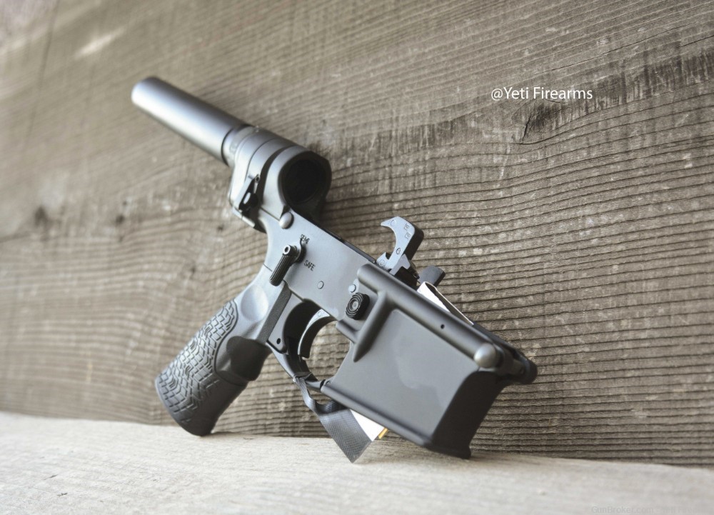 Daniel Defense DDM4 AR-15 Pistol Lower W/ Law Folder 5.56mm No CC Fee DD   -img-1