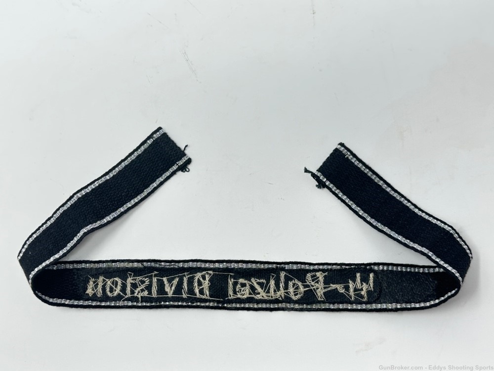 WWII German Cuff Title SS - Polizei Division -img-1