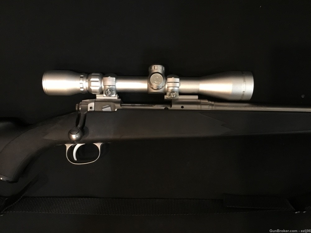 PENNY AUCTION SAVAGE 16 STAINLESS 270 WSM 24" SIMMONS 3-9X40 SCOPE-img-3