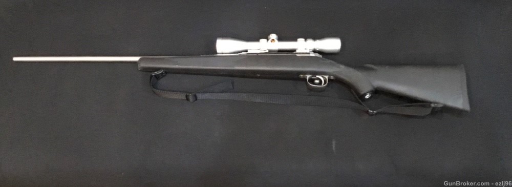 PENNY AUCTION SAVAGE 16 STAINLESS 270 WSM 24" SIMMONS 3-9X40 SCOPE-img-1