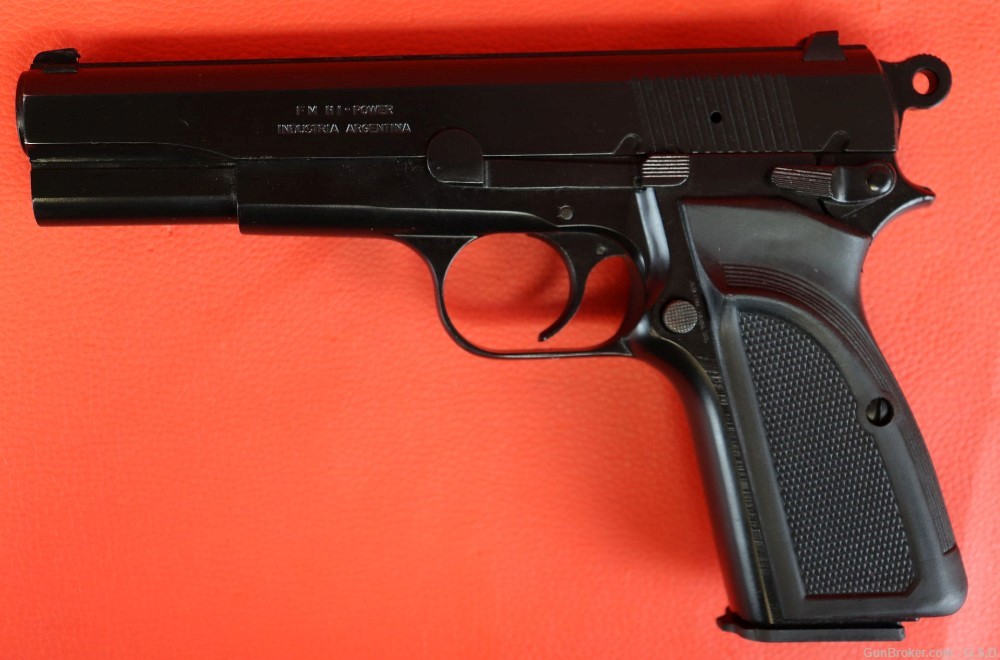 *FM Argentina 9mm Hi Power pistol-EXC COND!-img-2