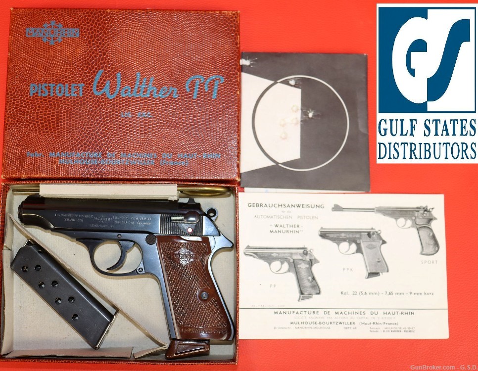 *Walther Manurhin PP 7.65/.32ACP Pistol-Near mint condition!-img-0