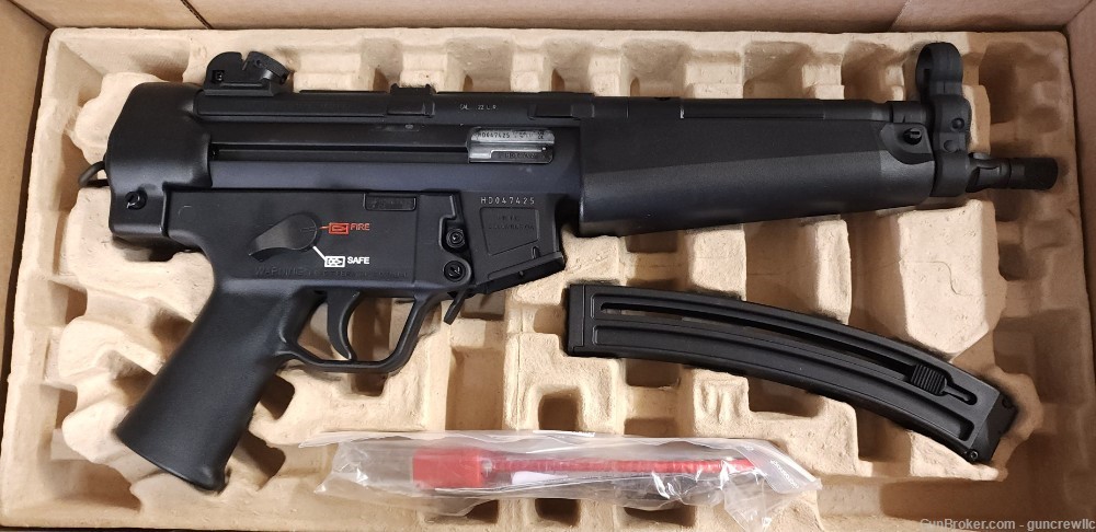 Heckler & Koch H&K MP5-22 81000470 HK MP-5 22LR Black 9" Layaway Available-img-2