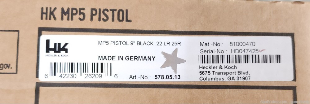 Heckler & Koch H&K MP5-22 81000470 HK MP-5 22LR Black 9" Layaway Available-img-14