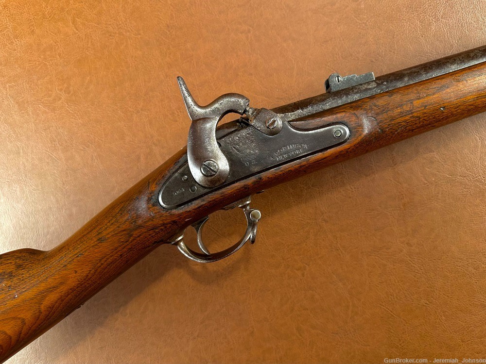 1861 E. Robinson New York Civil War Contract US Percussion Rifle Musket .58-img-2