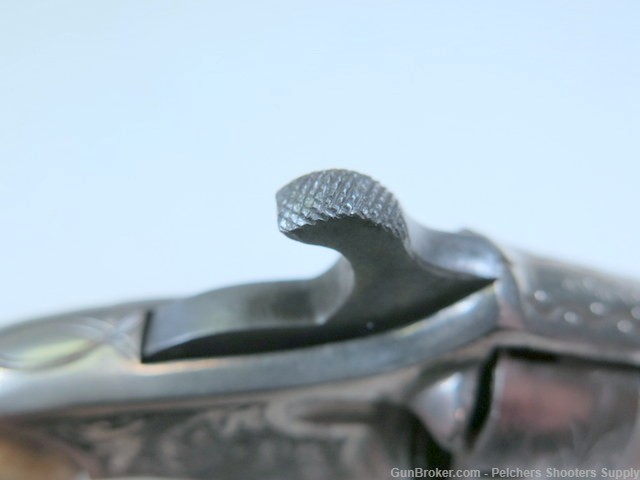 Antique Crescent Firearms Co Jack Tar 22RF Spur Trigger Rev Ivory Engraved-img-20