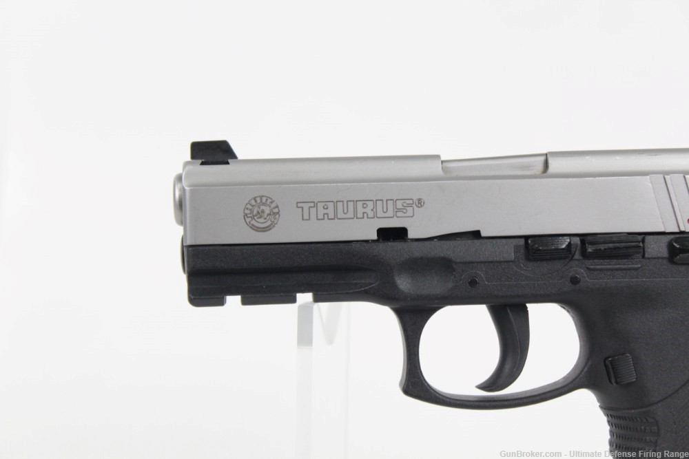 Taurus Model PT24/7 PRO DS 40 S&W 15+1 Cap 2-Tone Stainless Over Black-img-6