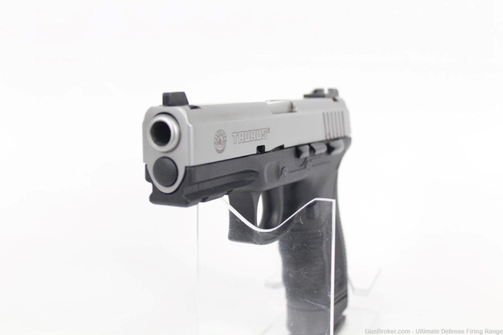 Taurus Model PT24/7 PRO DS 40 S&W 15+1 Cap 2-Tone Stainless Over Black-img-12