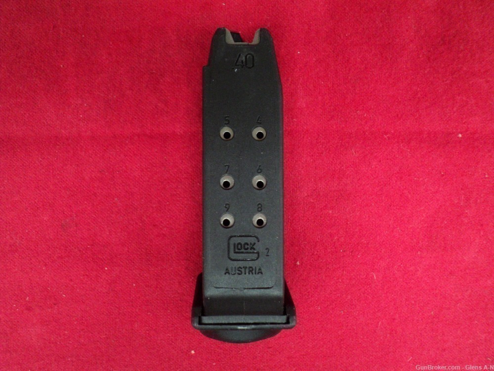 USED Glock 27 .40 S&W 9rd Magazine with Pearce Basepad Good Condition-img-3