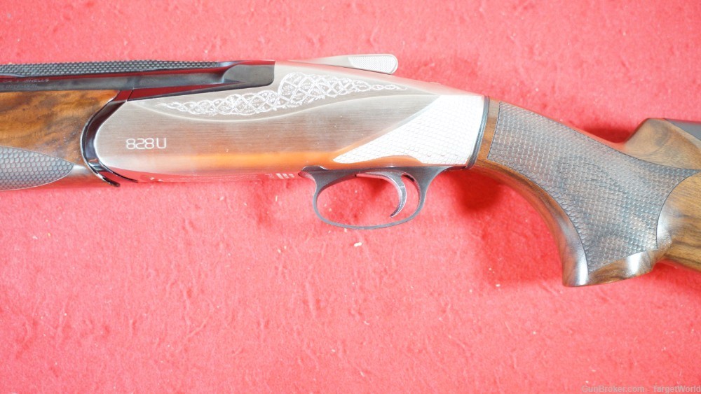 BENELLI 828U 12 GA OVER UNDER SHOTGUN ENGRAVED NICKEL (BEN10703)-img-6