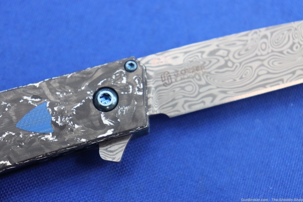Benchmade GOLD CLASS Tengu Flipper Knife 601-211 NIB #87 DAMASCUS Steel NEW-img-6