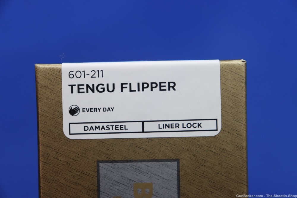 Benchmade GOLD CLASS Tengu Flipper Knife 601-211 NIB #87 DAMASCUS Steel NEW-img-17