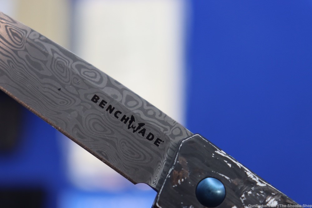 Benchmade GOLD CLASS Tengu Flipper Knife 601-211 NIB #87 DAMASCUS Steel NEW-img-10