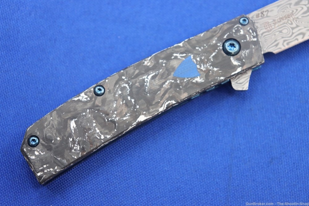 Benchmade GOLD CLASS Tengu Flipper Knife 601-211 NIB #87 DAMASCUS Steel NEW-img-7