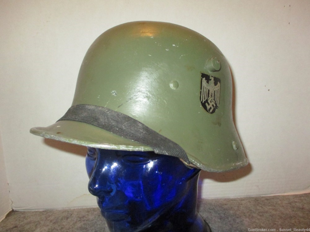 WW1 & WW11 Type Aluminum German M16 Helmet-img-3