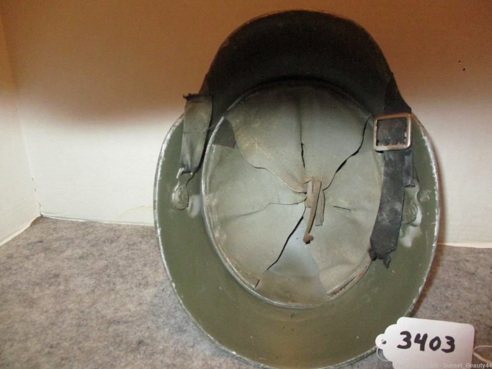 WW1 & WW11 Type Aluminum German M16 Helmet-img-10