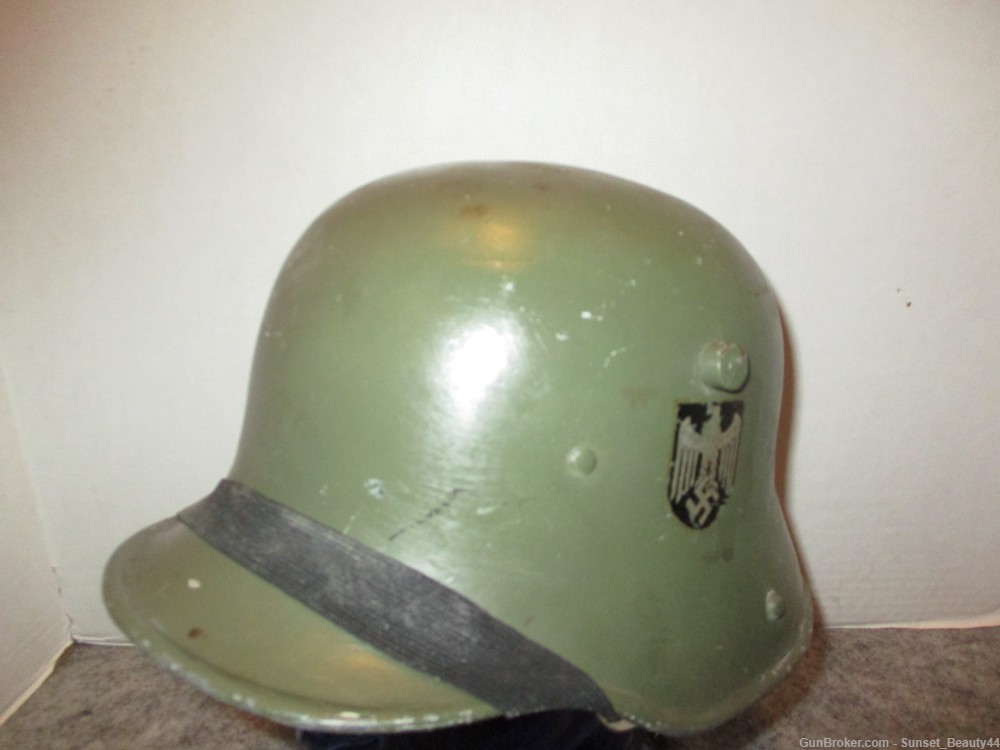 WW1 & WW11 Type Aluminum German M16 Helmet-img-4