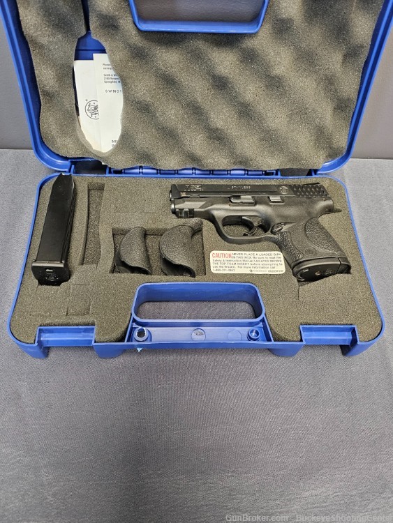 Smith & Wesson M&P9 Compact Gen 1 NMS Trijicon NS W/Factory Box-img-0