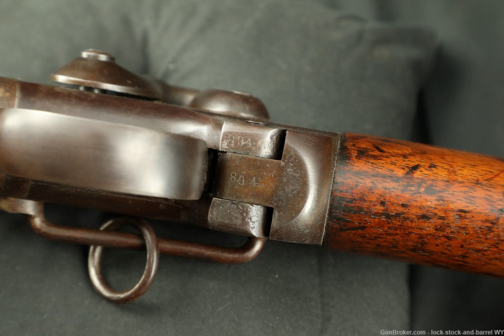 US Union Cavalry Civil War Smith Carbine .50 Cal Percussion Rifle Antique-img-28