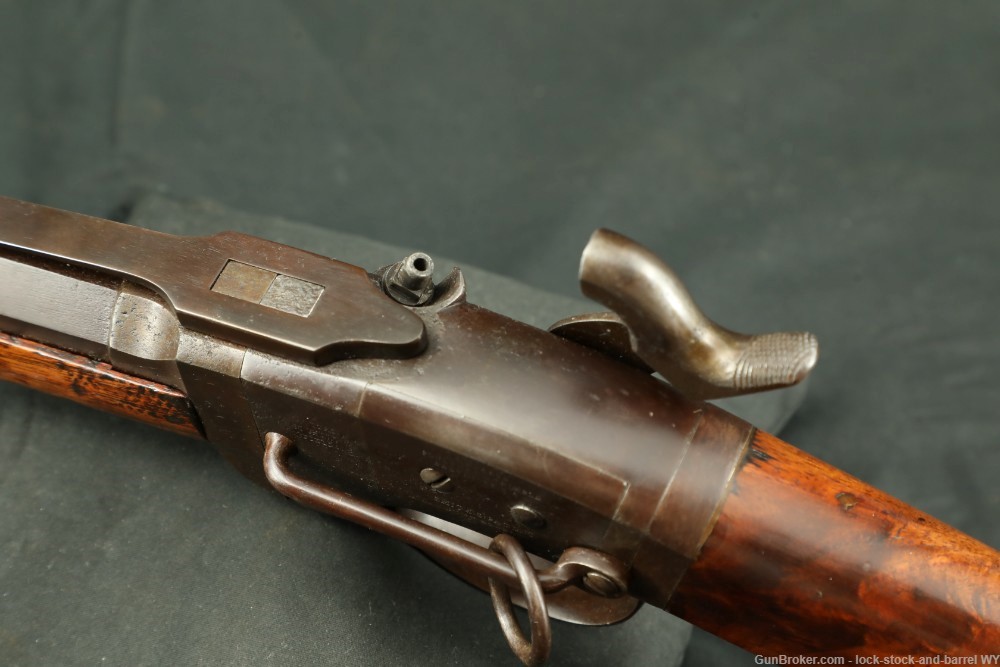 US Union Cavalry Civil War Smith Carbine .50 Cal Percussion Rifle Antique-img-22