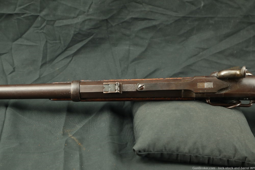 US Union Cavalry Civil War Smith Carbine .50 Cal Percussion Rifle Antique-img-13