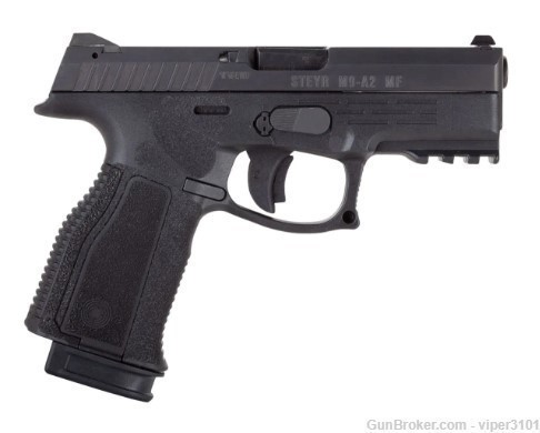 Steyr Arms 78.223.2H0 M9-A2 MF 9mm Luger 4" 17+1 Black Polymer Frame Black -img-0