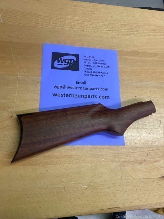 Winchester parts, 94AE  9410 pistol grip stock, walnut, steel buttplate nos-img-0