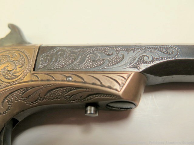 Antique Merwin & Bray New York 22RF Single Shot Derringer Ivory Engraved-img-15